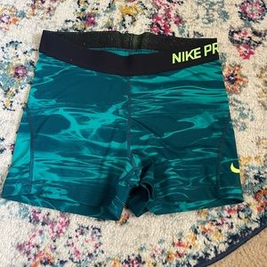 Nike pro spandex shorts